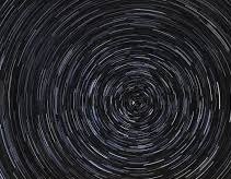 north celestial pole star trail
